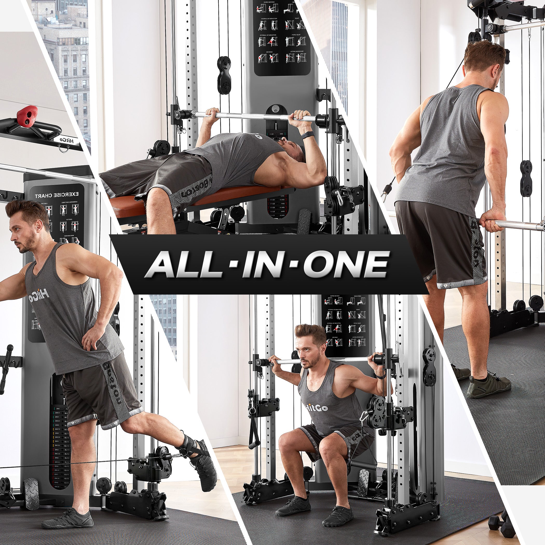 Commercial Foldable Smith Machine