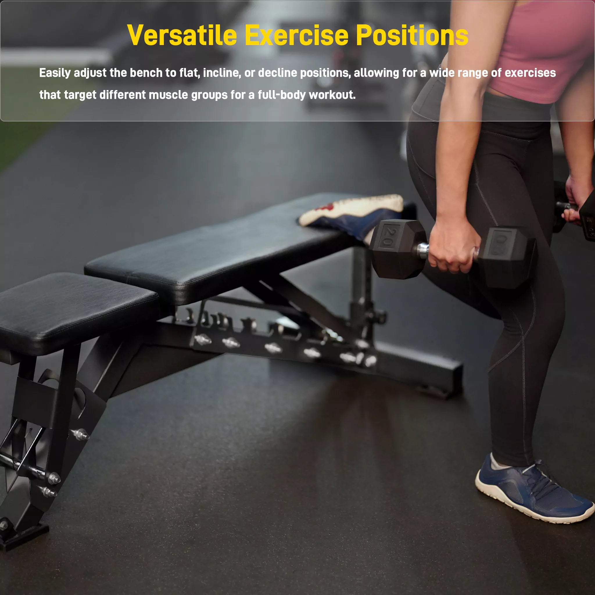 Heavy Duty Weight Bench for Full Body Workout