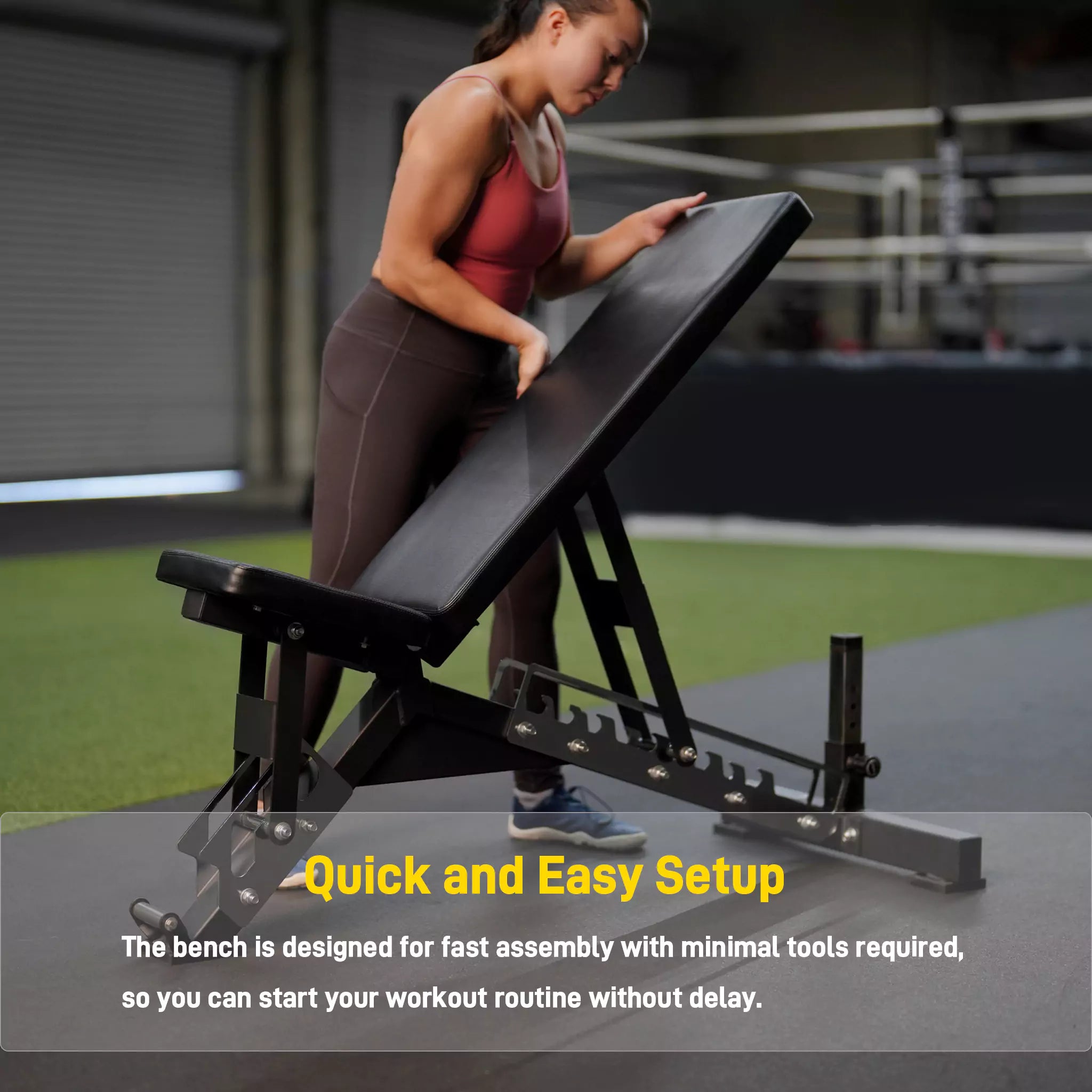 Heavy Duty Weight Bench for Full Body Workout