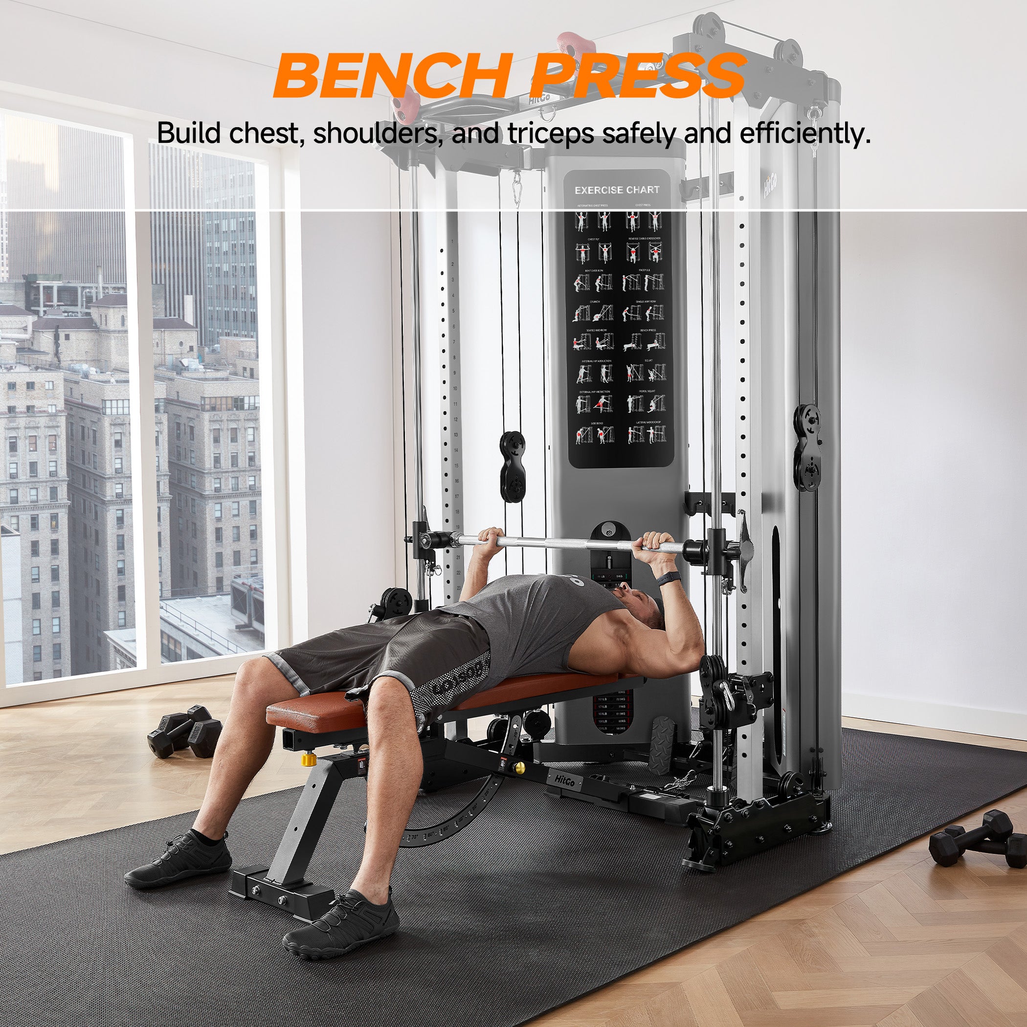 Commercial Foldable Smith Machine