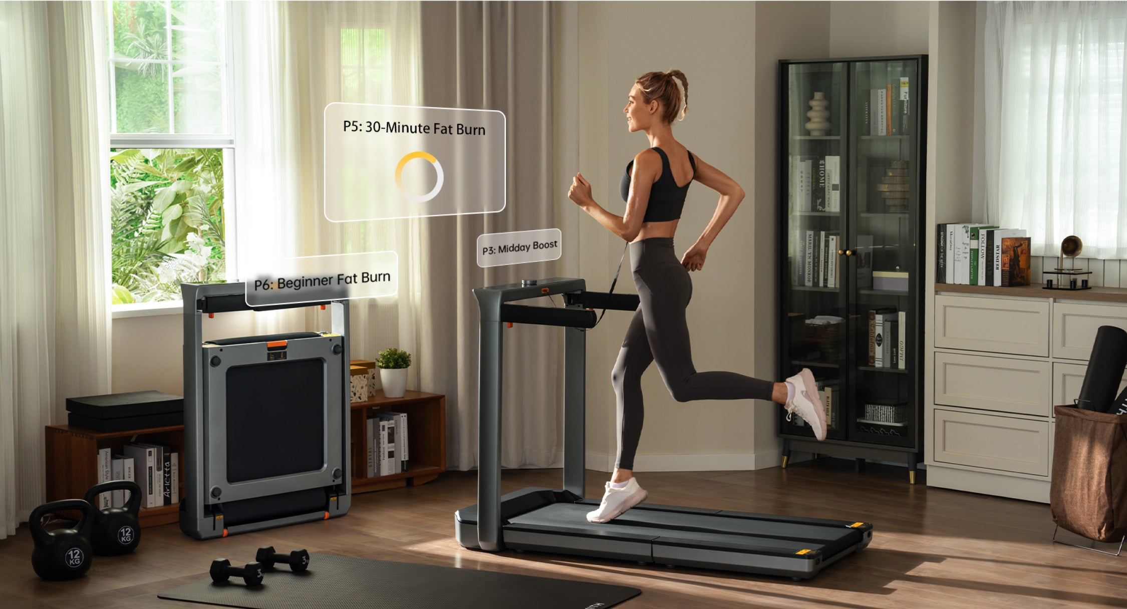 King Smith X25 Plus – Foldable Treadmill for Running & Walking