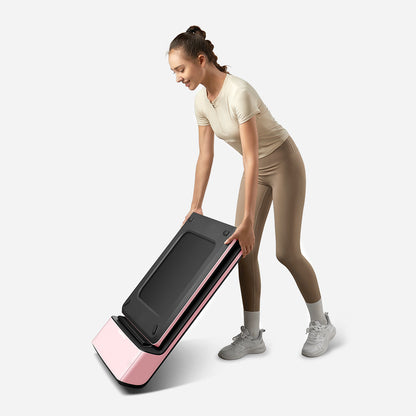 P1 pink walking pad with roller